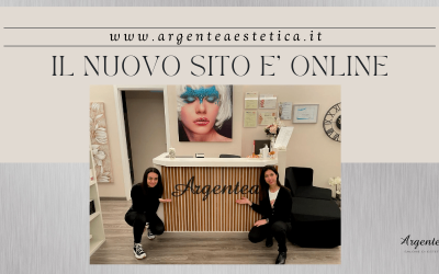 Ti diamo il benvenuto nel nuovissimo sito di Argentea Estetica!